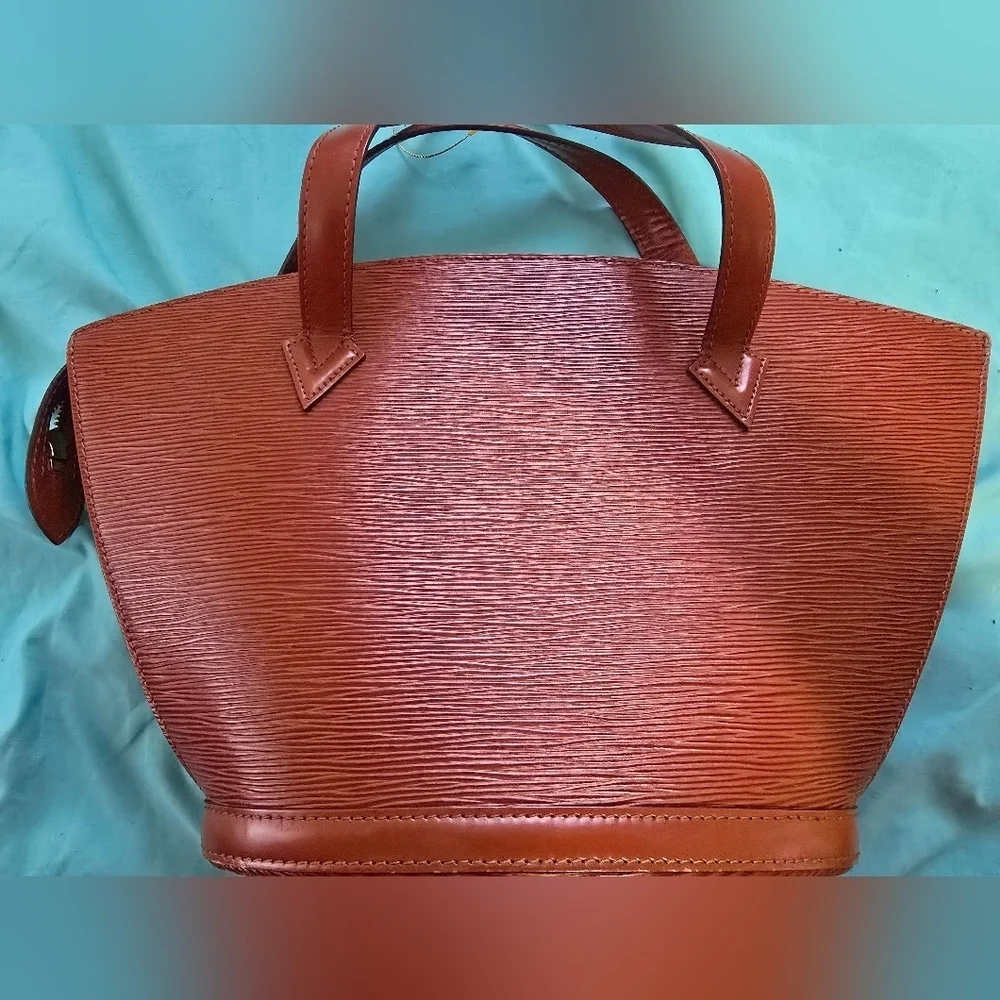 Louis Vuitton Brown Structured Tote Bag